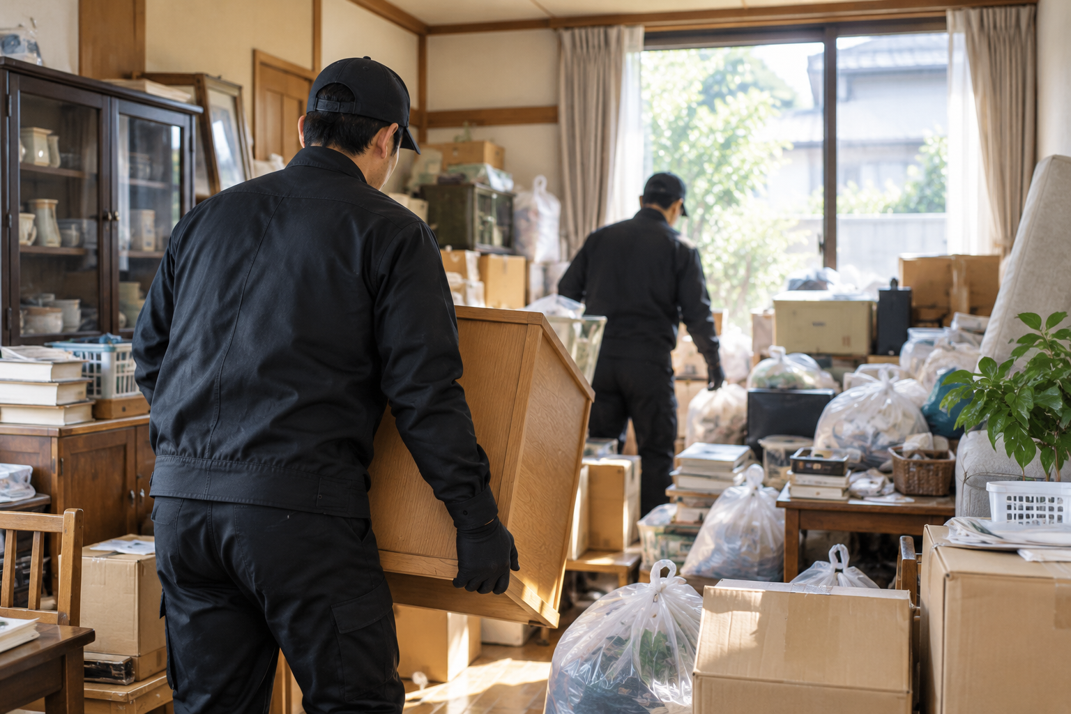 大量の荷物・ゴミの片付け
